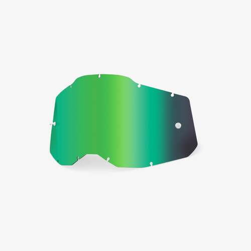 100% Mirror Green Lens for Racecraft2, Accuri2 & Strata2 Goggles