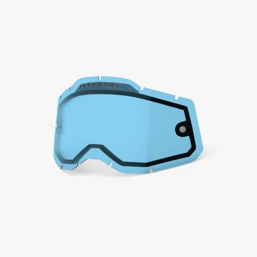 100% Vented Dual Blue Lens for Racecraft2, Accuri2 & Strata2 Goggles